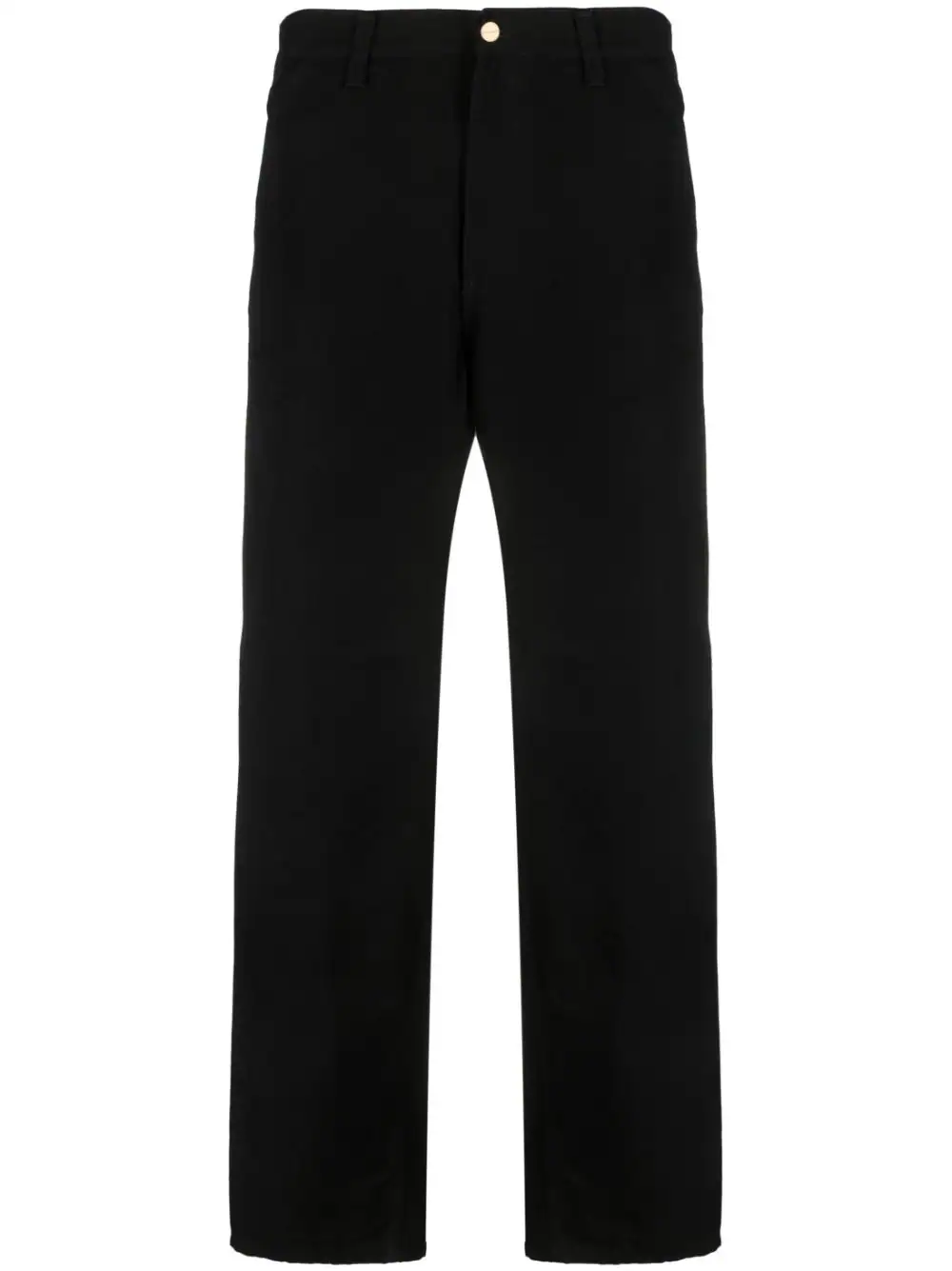 Carhartt WIP straight-leg logo-patch trousers - Black