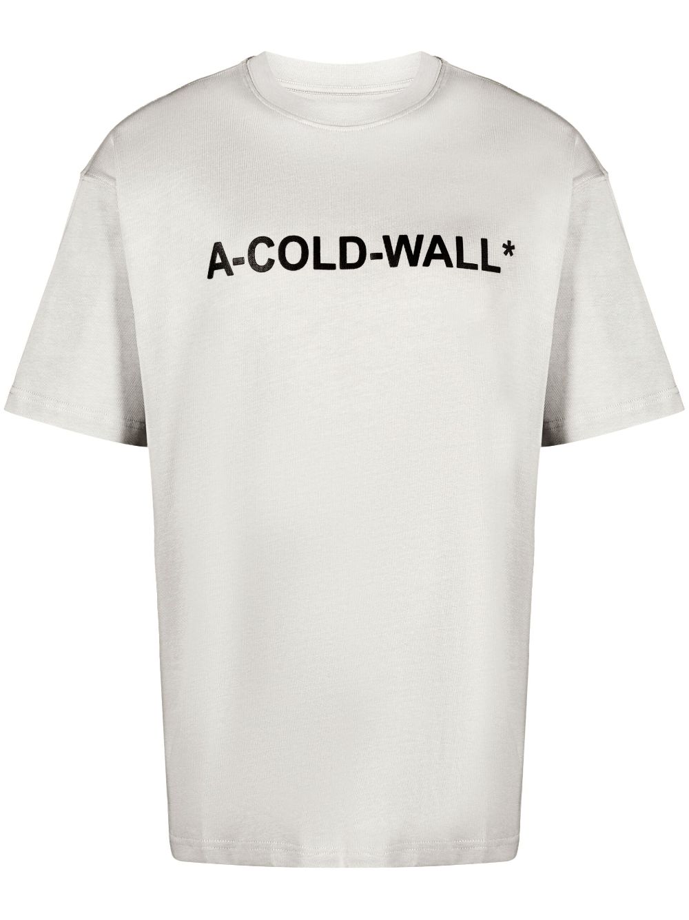 A-COLD-WALL* logo-print crew-neck T-shirt - Grey