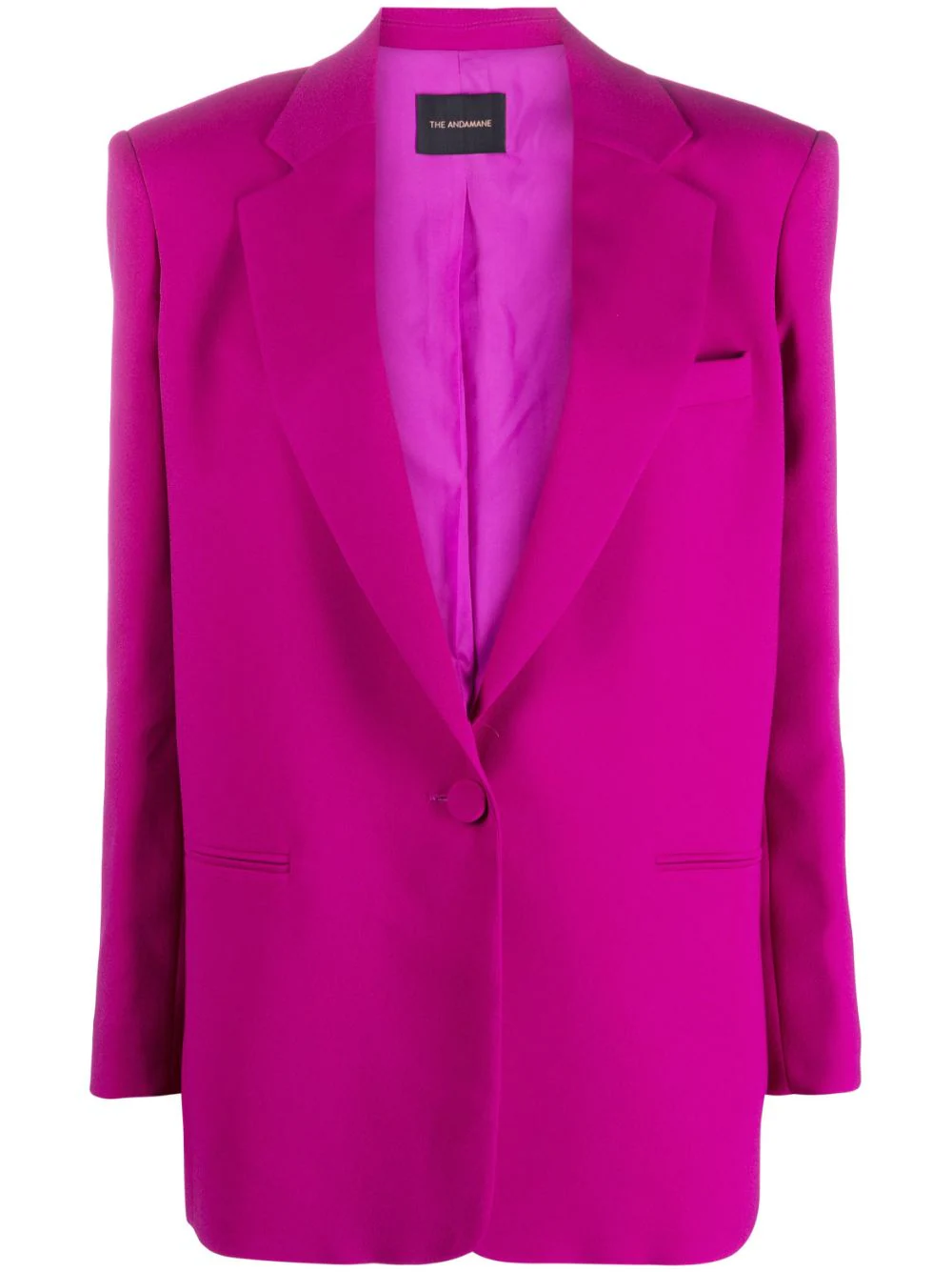 THE ANDAMANE single-breasted blazer - Pink