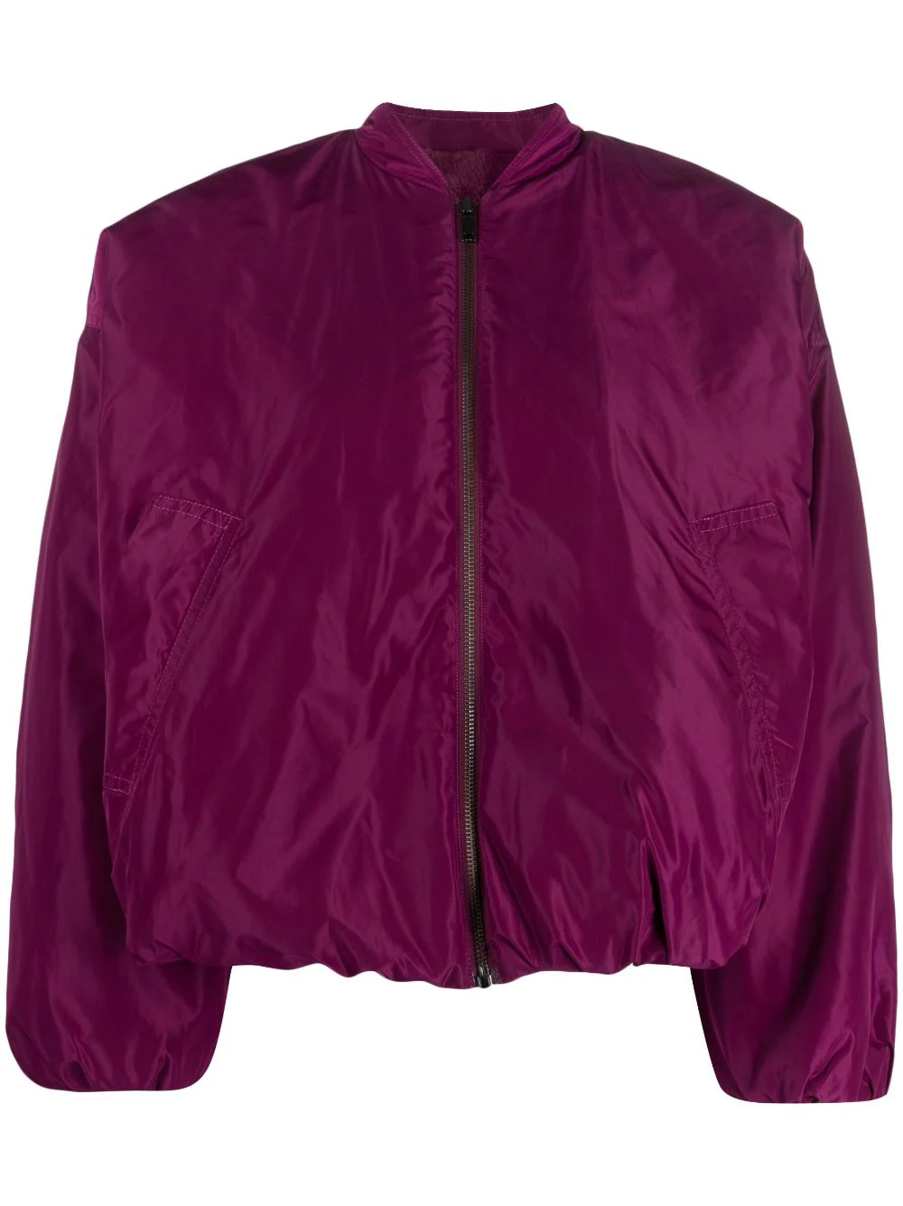 8pm satin-finish bomber jacket - Purple