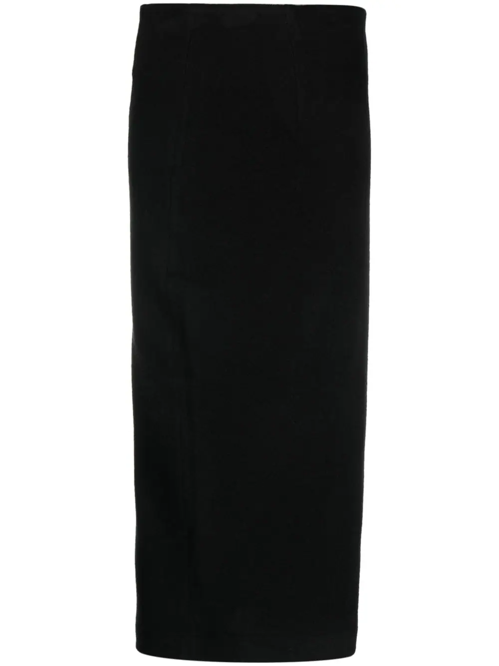 Gentry Portofino midi wool pencil skirt - Black