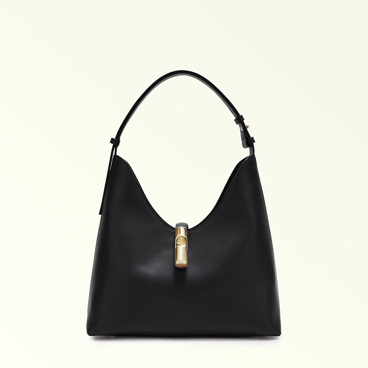 Leather Hobo Bag, Goccia M