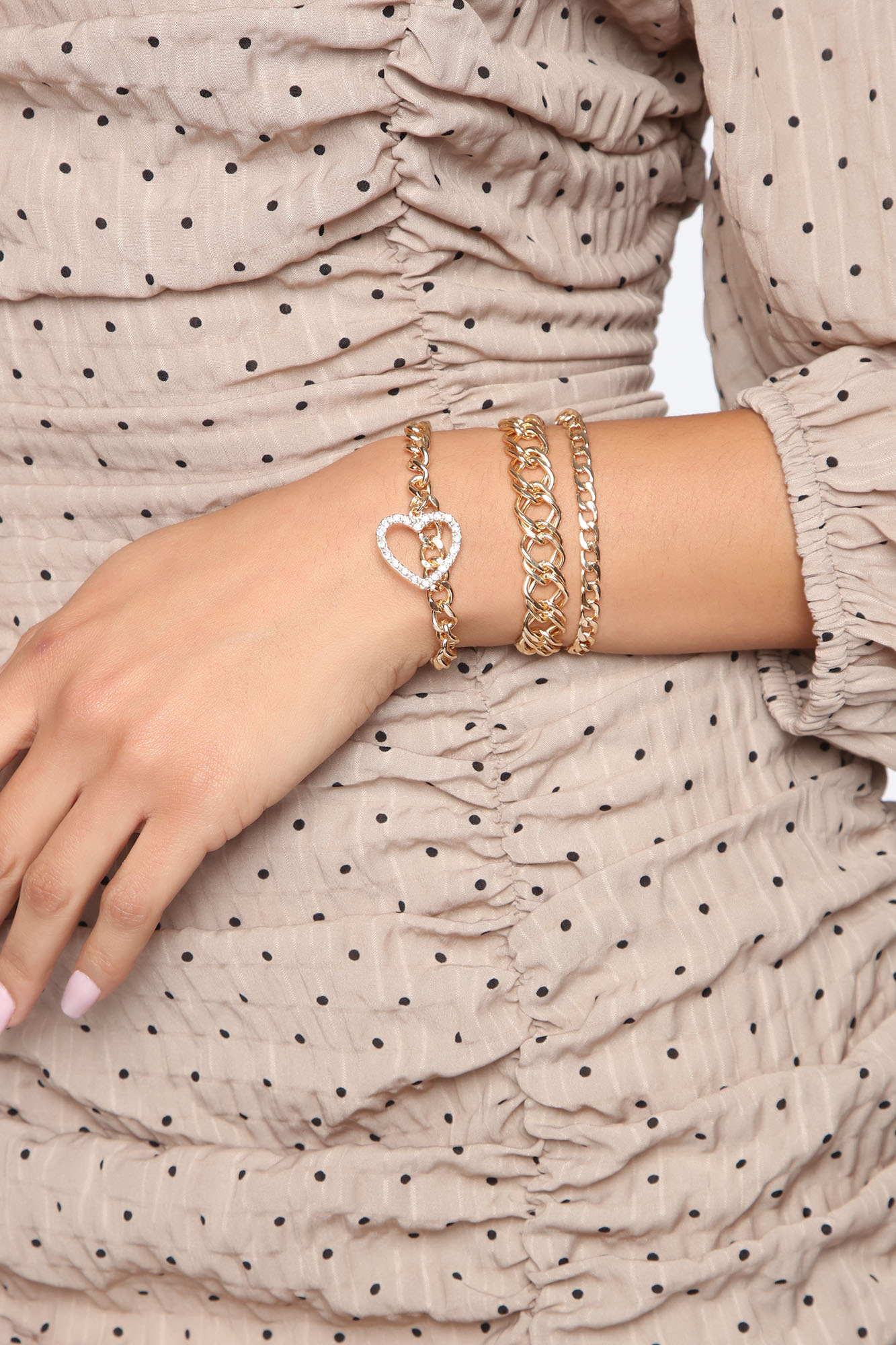 What A Sweetheart Bracelets - Gold