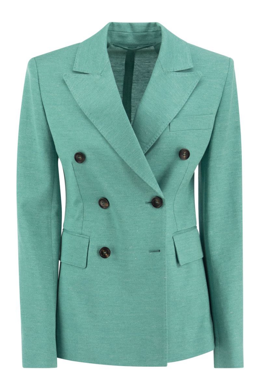 MAX MARA WOMEN'S 2319110132600003 GREEN COTTON JACKET