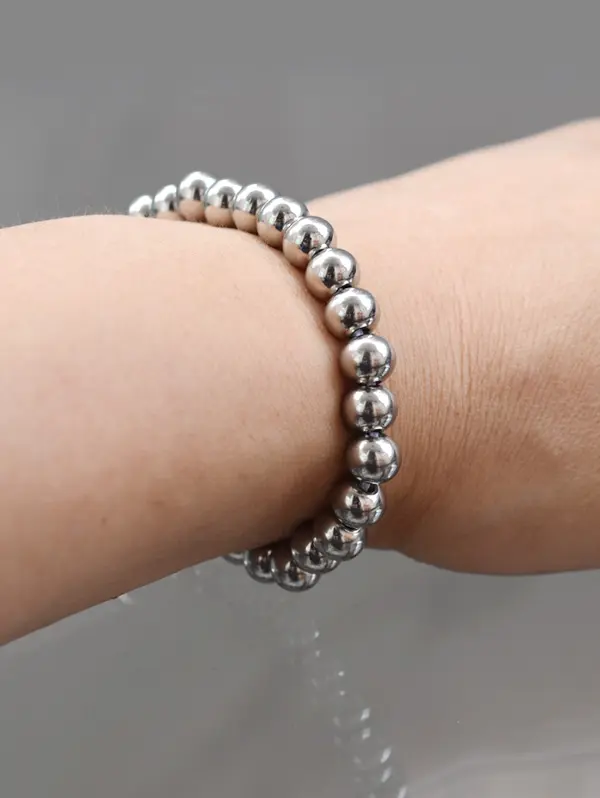 Beading Stainless Steel Elastic Bracelet