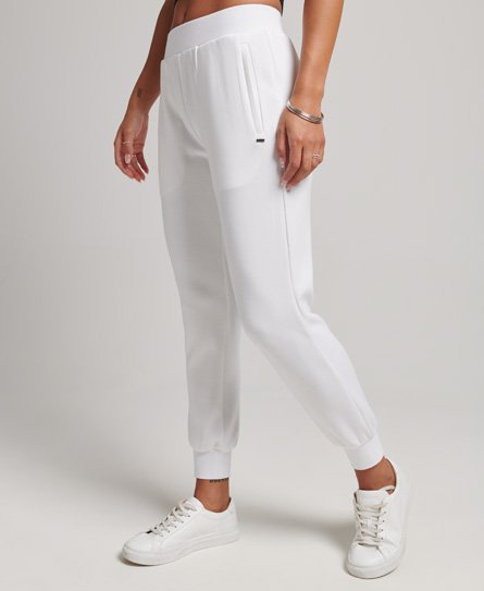 Superdry Women's Modal Soft Joggers White / Optic - Size: 10