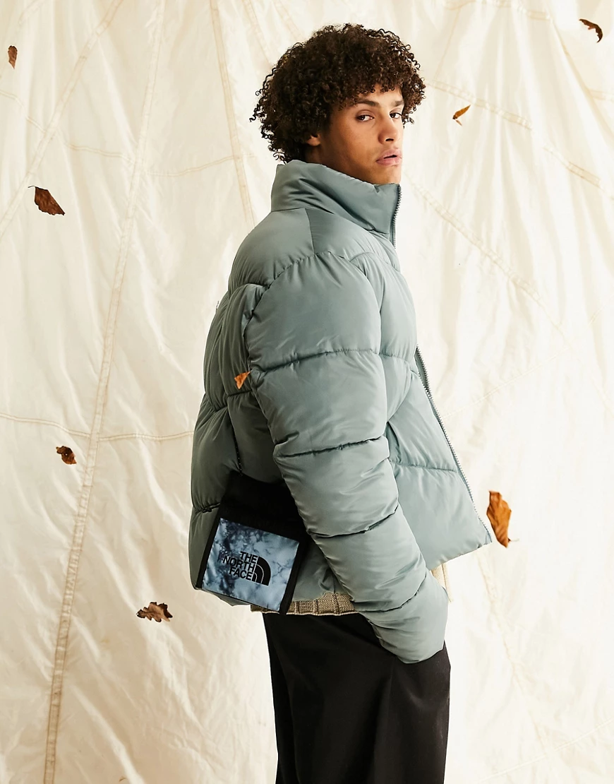 ASOS DESIGN puffer jacket in blue