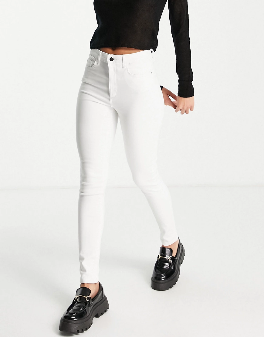 Vero Moda Sophia skinny jeans in white