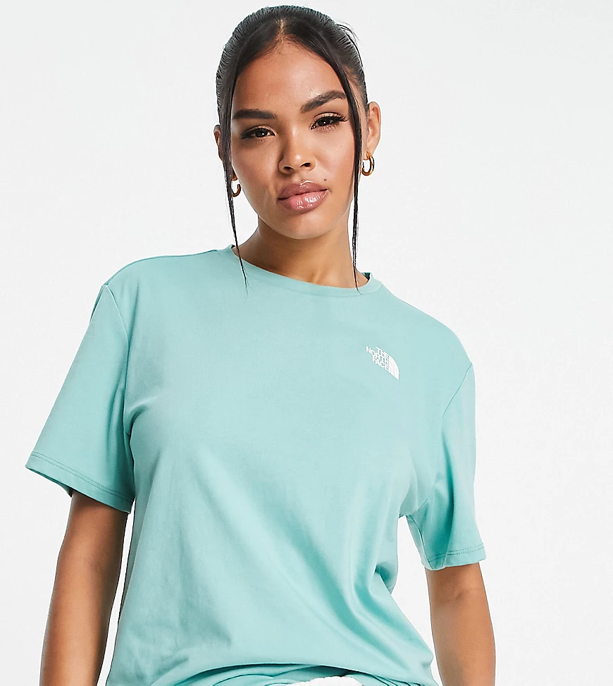 The North Face Simple Dome relaxed fit t-shirt in wasabi green Exclusive at ASOS