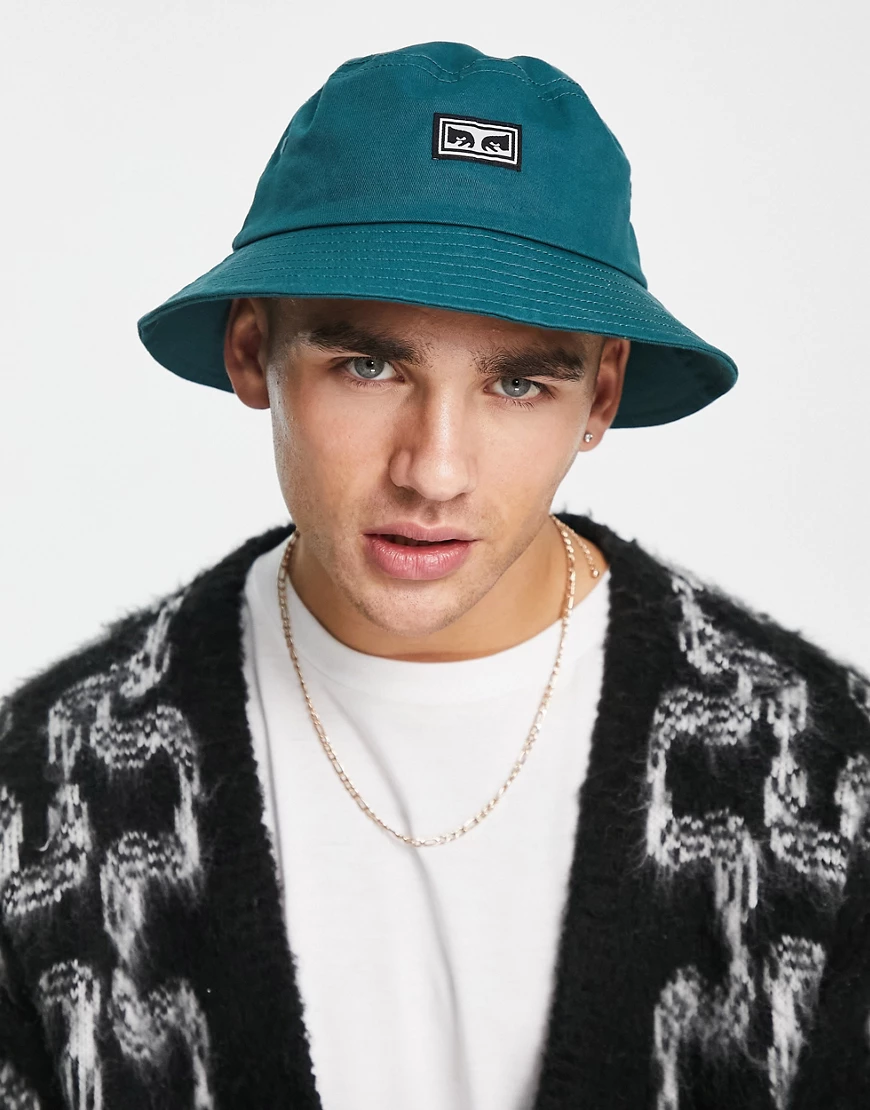 Obey icon eyes II bucket hat in green