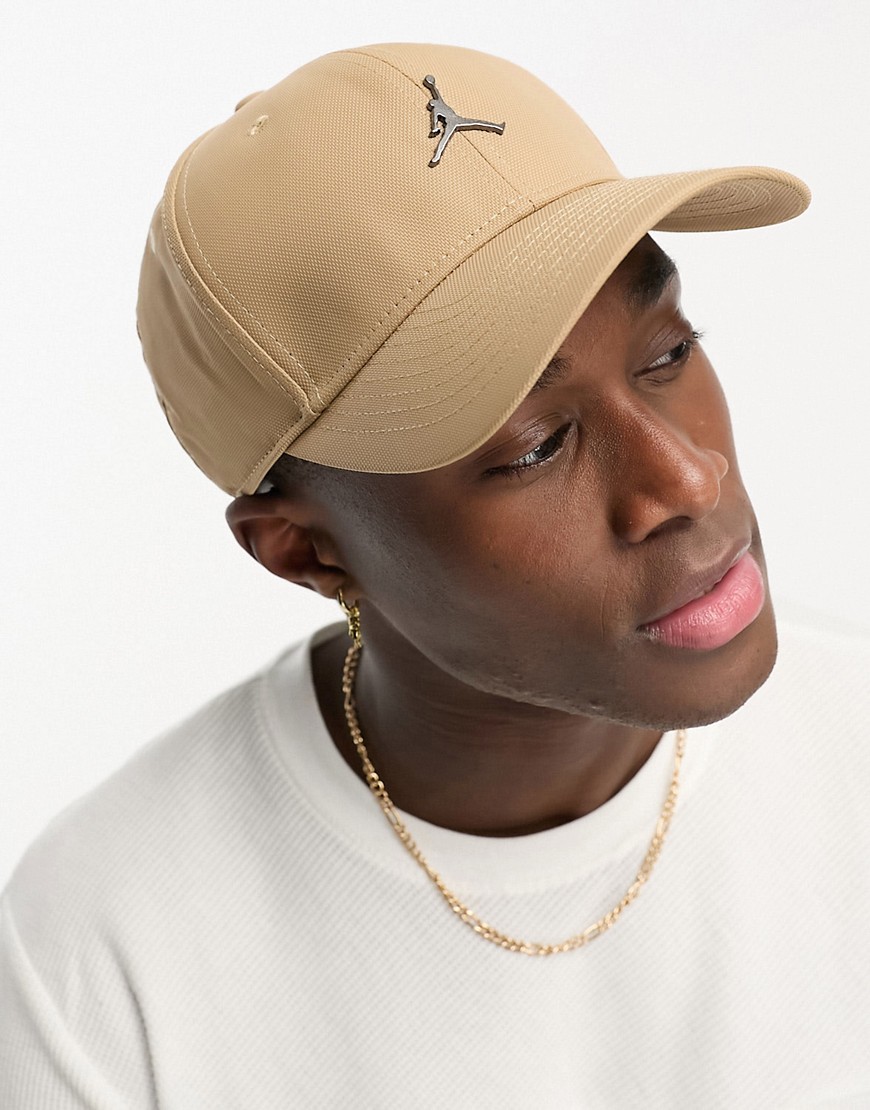 Jordal metal logo cap in stone-Neutral