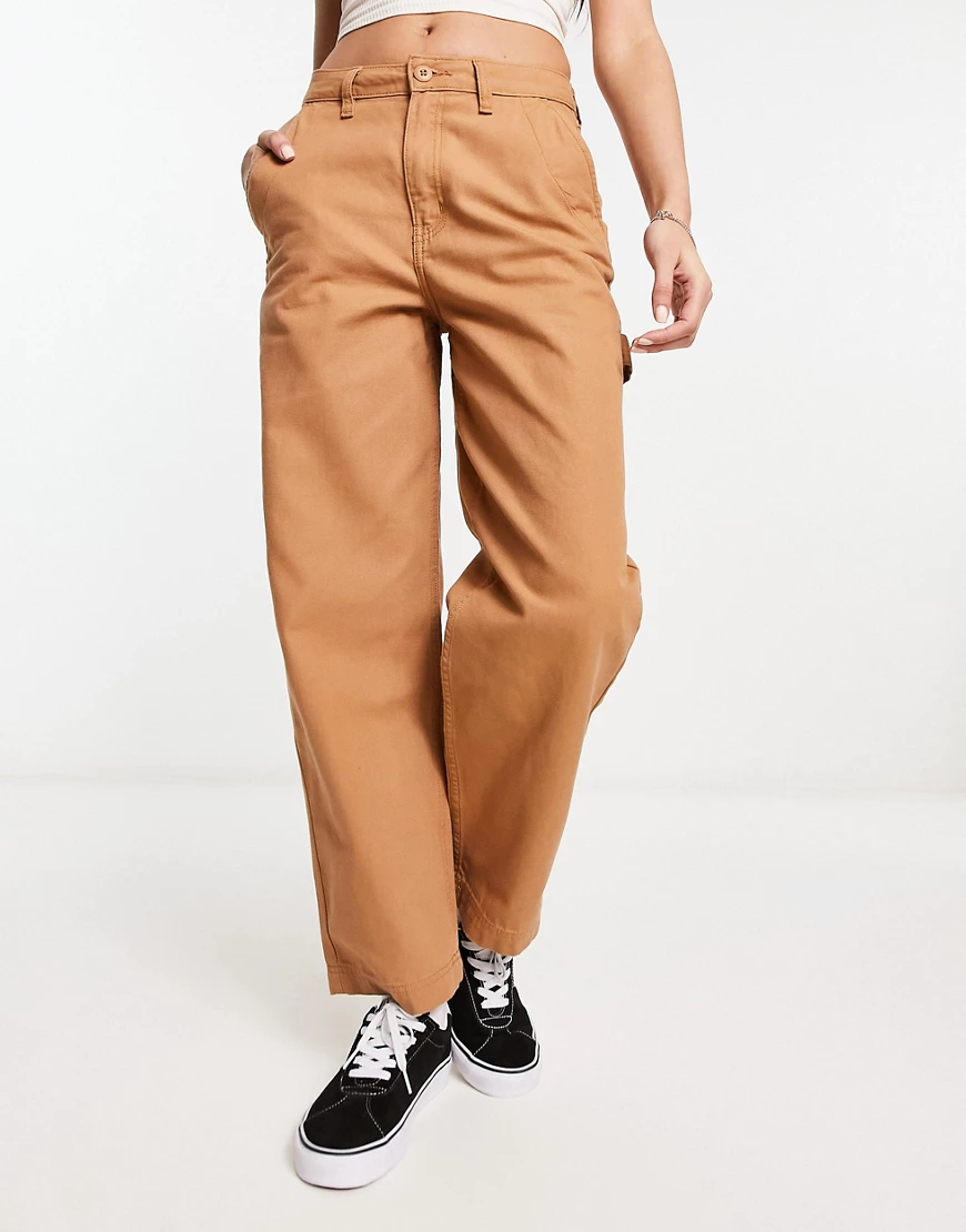 Vans ground work utility trousers in brown