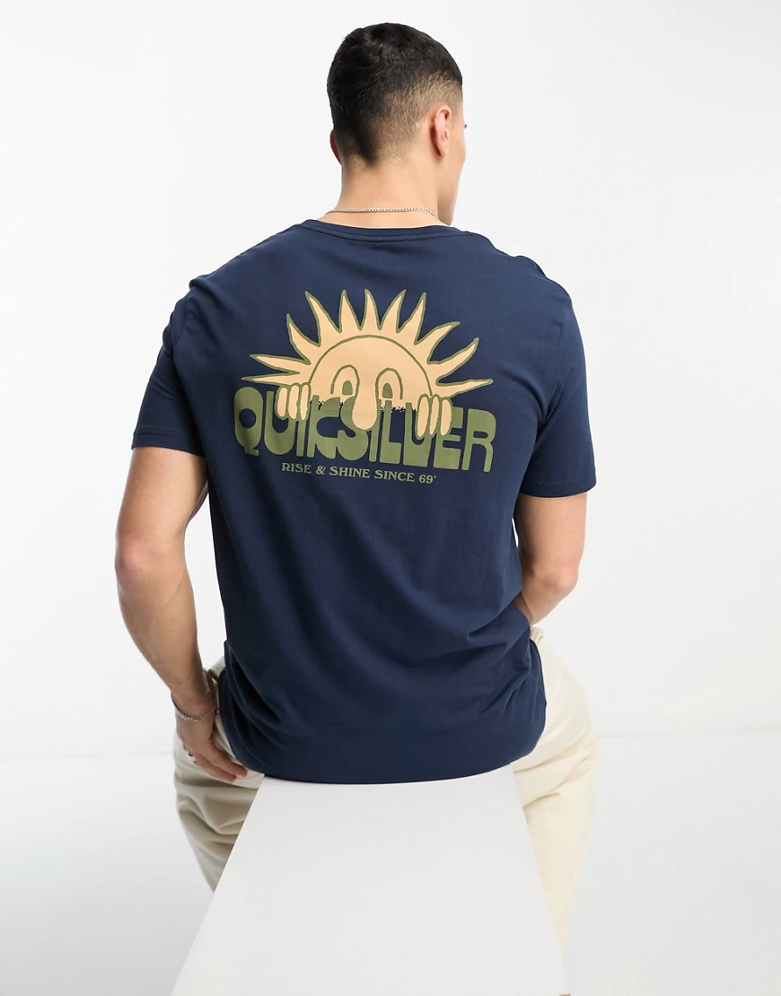 Quiksilver rise and shine t-shirt in navy