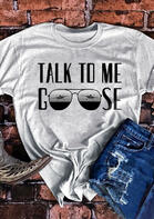 Take To Me Goose T-Shirt Tee - Light Grey