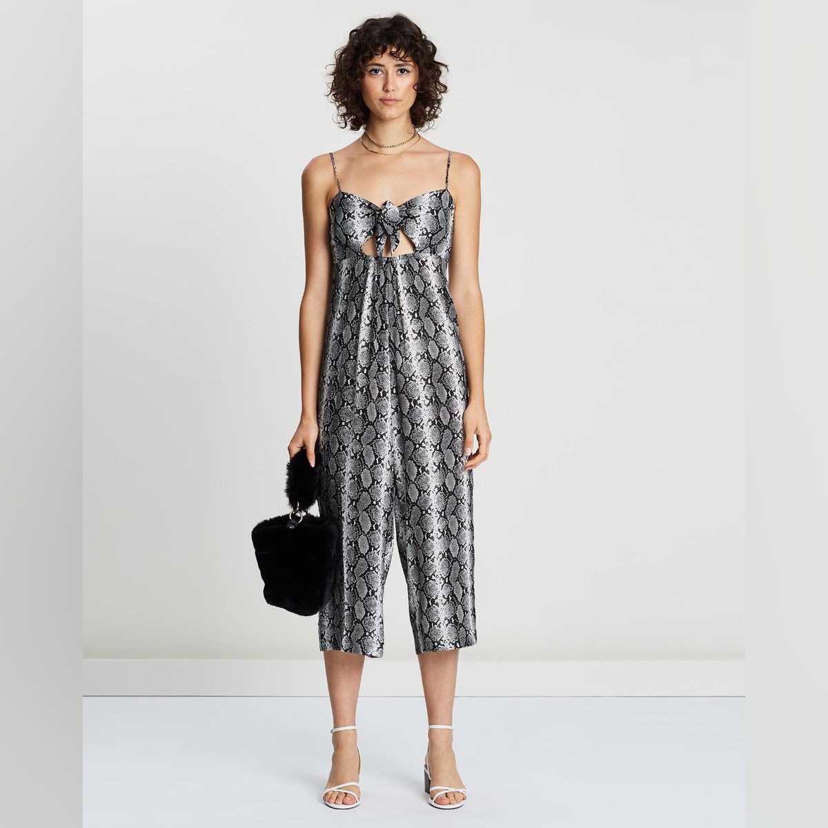 Snake Print Jumpsuit