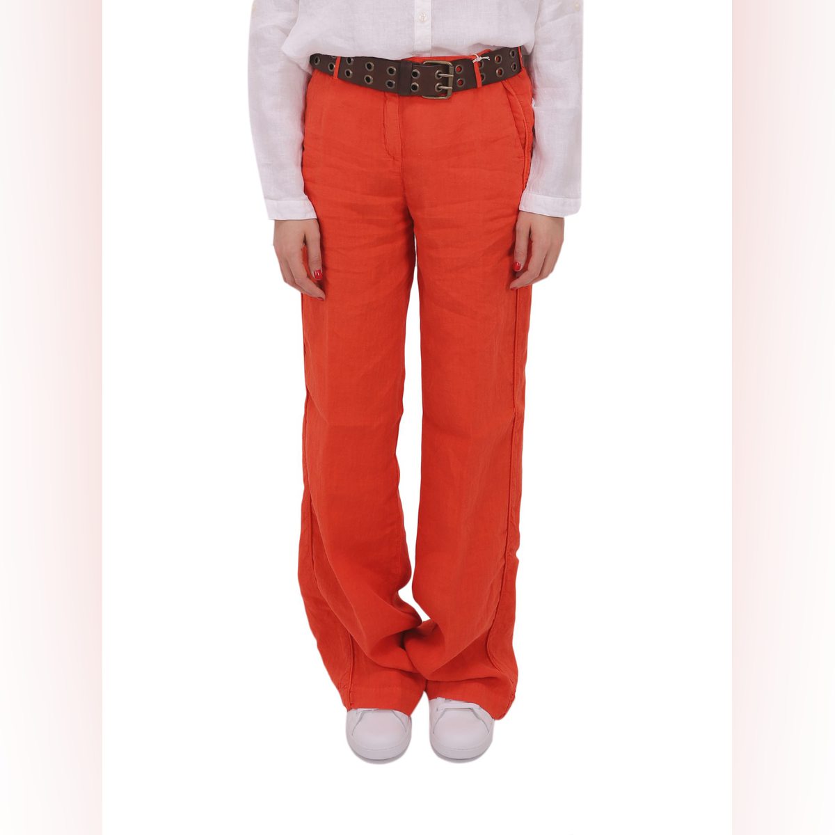 Red Lamna Trousers