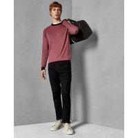 Striped Sleeve Cotton Jumper