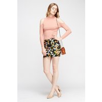 Floral Print Mini Skirt