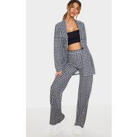 Black Gingham Pants