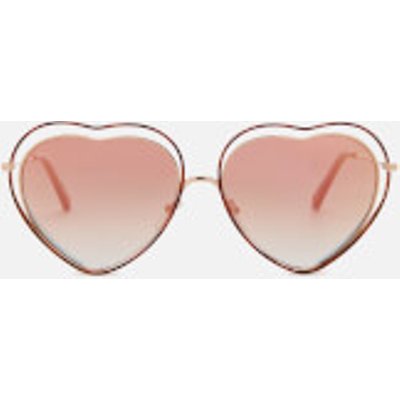 Chloé Women's Nola Frame Sunglasses - Havana/Brown Peach