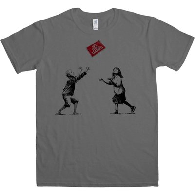 Banksy T Shirt - No Ball Games