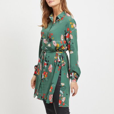 Vimule Milja Floral Print Shirt Dress