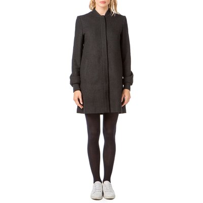 Manteau mi-long 30% laine