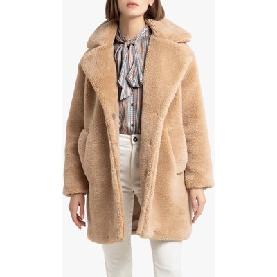 Teddy Faux Fur Coat with Pockets