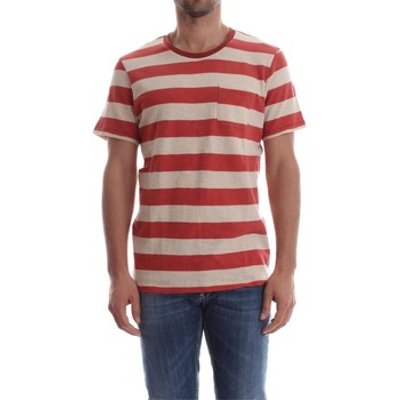 Jack   Jones  12117731 RYTON  men's T shirt in Red