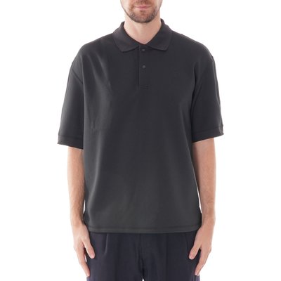 Tuck Detail Polo Shirt - Black