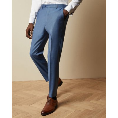 Debonair Sharkskin Wool Trousers