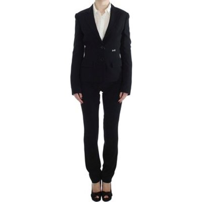 Exté  Black Two Button Suit  women's  in multicolour