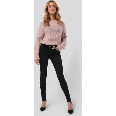 Trendyol High Waist Skinny Jeans - Black