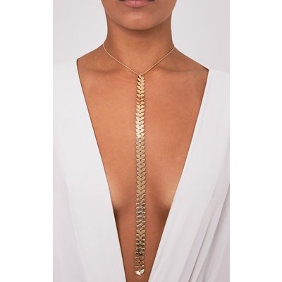 Feviah Gold Drop Chain Choker