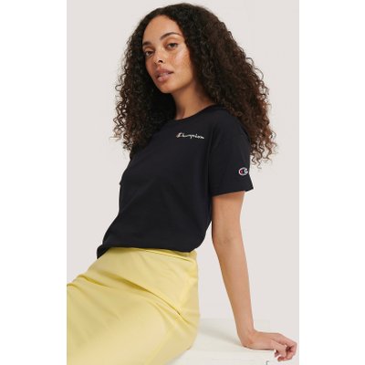 Champion Logo Crewneck T-Shirt - Black