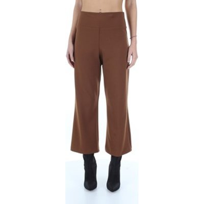 Lola By S.ferrone  SC59-CERNIA  women's Trousers in Brown