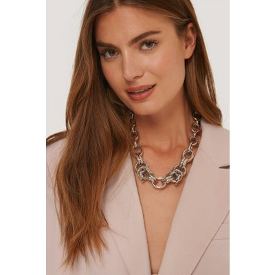 NA-KD Accessories Oversize Chunky Chain Necklace - Silver