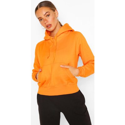 Womens Basic Overhead Hoody - Orange - L/Xl, Orange