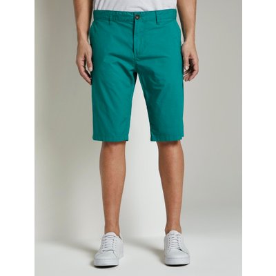 TOM TAILOR Josh Regular Slim Chino Shorts, ever green uni, 38