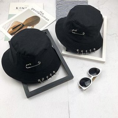 Hoop-Accent Bucket Hat