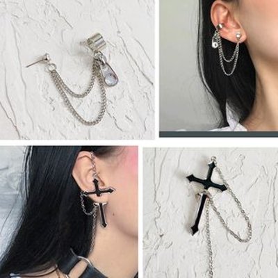 Alloy Chain Earring (Various Designs)