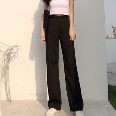 High Waist Wide Leg Pants