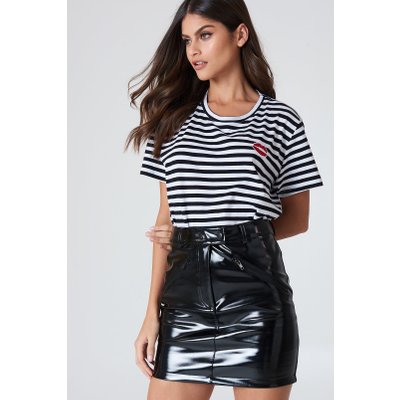 Kristin Sundberg for NA-KD Metallic Skirt - Black