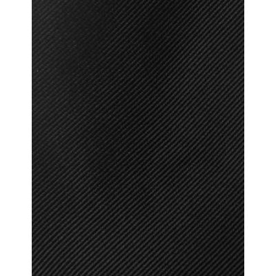 M&S Mens Satin Twill Pure Silk Tie - 1SIZE - Black, Black,Burgundy,Navy,Dark Violet