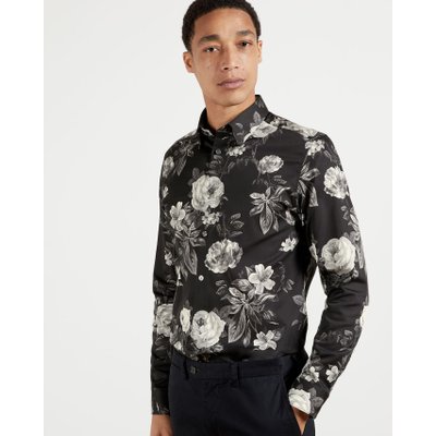 Long Sleeved Cotton Floral Shirt