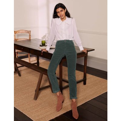 Corduroy Slim Straight Jeans Green Women Boden