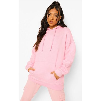 Womens Petite Oversized Hoodie - Pink - S, Pink