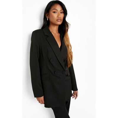 Womens Tailored Contour Fitted Blazer - Black - 8, Black