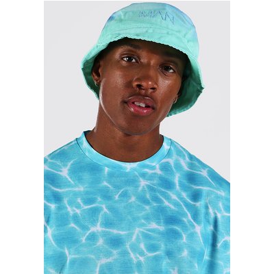 Mens Blue MAN Dash Ombre Bucket Hat, Blue