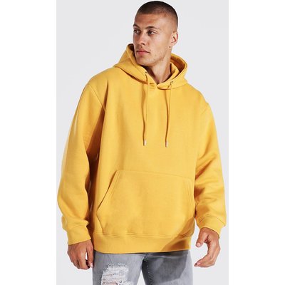 Mens Yellow Oversized Hoodie, Yellow